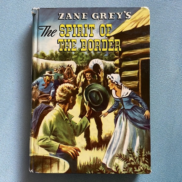 Vintage 1950 Zane Grey’s The Spirit Of The Border and The Last Trail Books - Picture 2 of 16